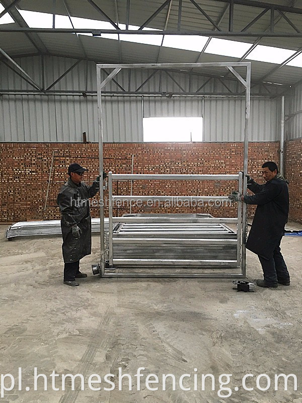 Nowy produkt stal nierdzewna 3 -Way Draft Race Sheep Yard Panelu/bramy